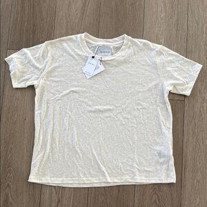 Inimigo natural linen women’s short sleeve top size large NWT